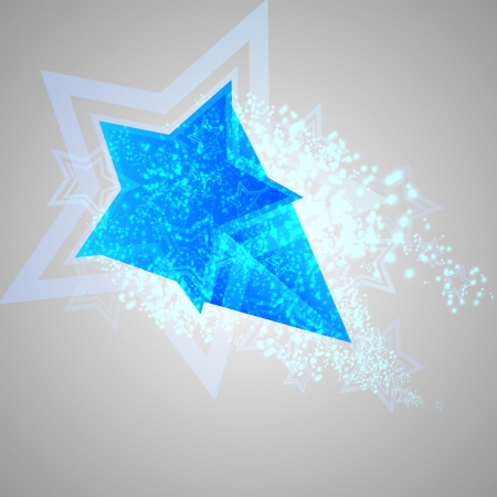 Blue starのイラスト素材