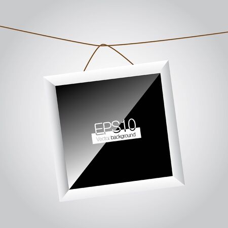 Design white frameのイラスト素材