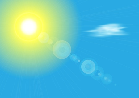 Sunshine vectorのイラスト素材