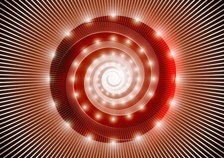Abstract red spiralのイラスト素材