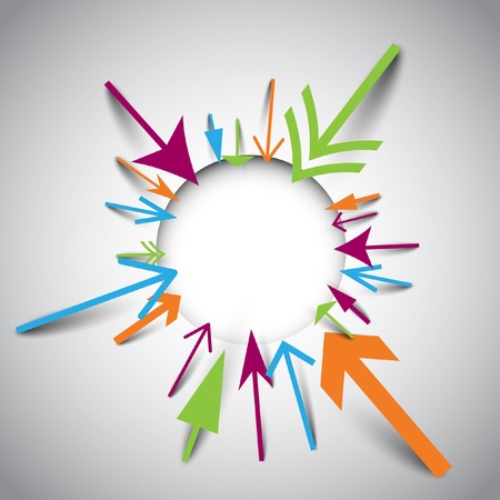 Abstract colorful のイラスト素材