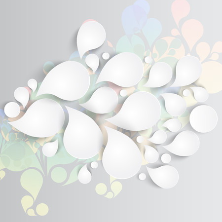 Abstract colorful vector circlesのイラスト素材