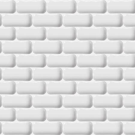 White brick wall, vectorのイラスト素材