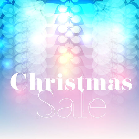 Christmas sale vector flyer/backgroundのイラスト素材