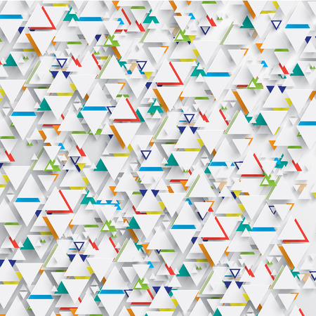 Colorful abstract trianglesのイラスト素材