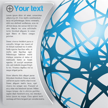 Globe with orbits, vector illustrationのイラスト素材