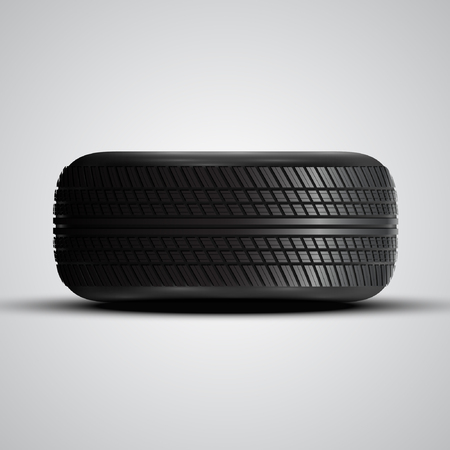 High detailed The tires, vectorのイラスト素材