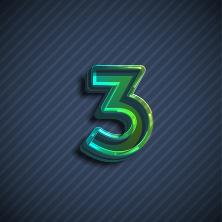 Character from the typefaces, vectorのイラスト素材