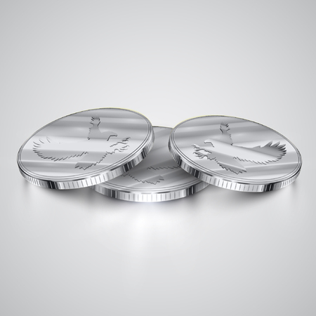 High detailed The coin, vectorのイラスト素材