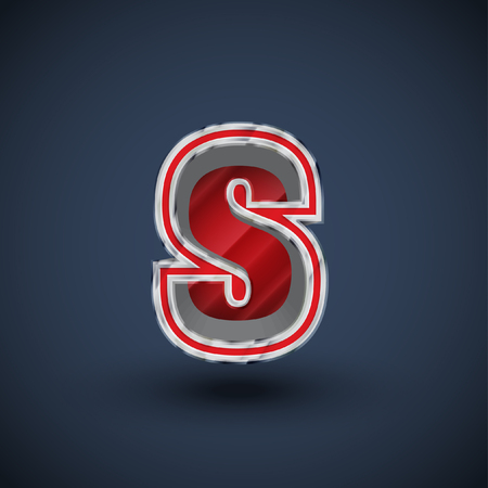 Carved Character steel, vectorのイラスト素材