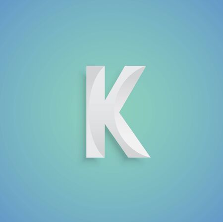 White paper on blue background character from the typesetのイラスト素材