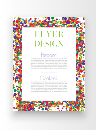 Colorful template set for different usage, vectorのイラスト素材