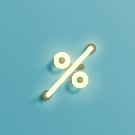 Neon font, vector illustration.のイラスト素材