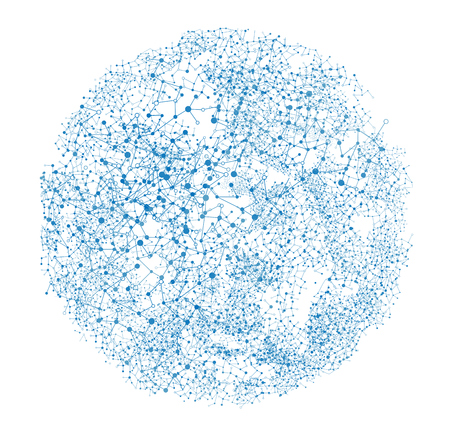 World globe on a white background, vector illustrationのイラスト素材