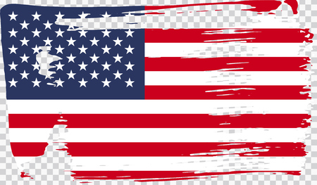 Realistic flag, vector illustrationのイラスト素材