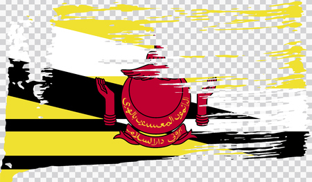 Grounge-styled flag, vector illustrationのイラスト素材