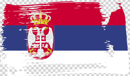 Realistic flag, vector illustrationのイラスト素材