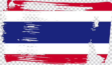 Grounge-styled flag, vector illustrationのイラスト素材