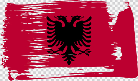 Realistic flag, vector illustrationのイラスト素材