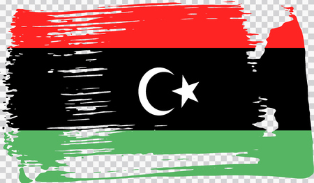 Grounge-styled flag, vector illustrationのイラスト素材