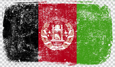 Grounge-styled flag, vector illustrationのイラスト素材
