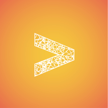Net font from a typeset, vector fontのイラスト素材
