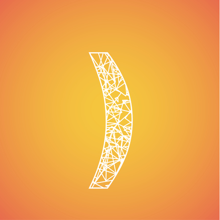 Net font from a typeset, vector fontのイラスト素材