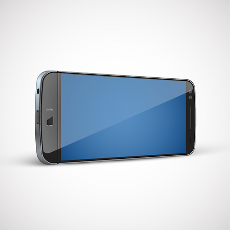 Realistic, high-detailed cellphone, vector illustrationのイラスト素材
