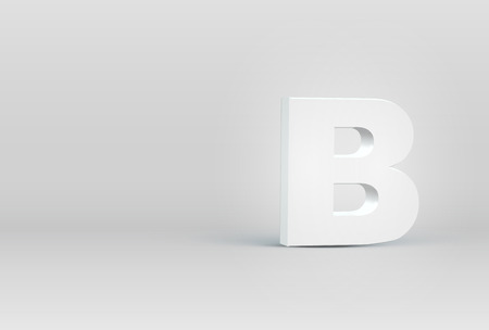 High detailed 3D font character, vector illustrationのイラスト素材