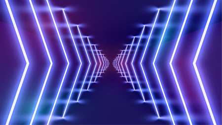 High-detailed neon light background, vector illustrationのイラスト素材
