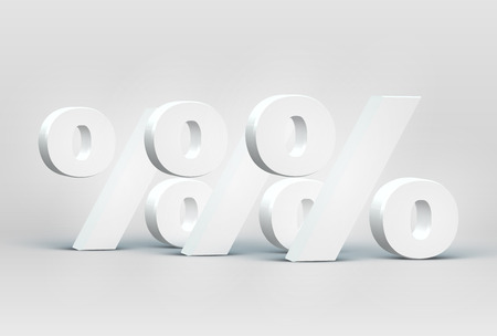 High detailed 3D font characters, vector illustration