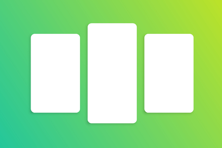 Colorful card template for web usage, vector illustrationのイラスト素材