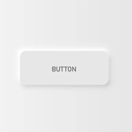 Very high detailed white user interface button for websites and mobile apps, vector illustrationのイラスト素材