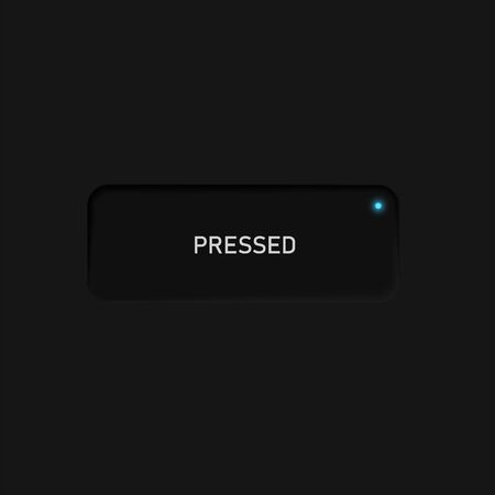 Very high detailed black user interface button for websites and mobile apps, vector illustrationのイラスト素材