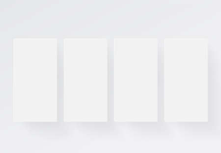 White abstract background with slight shadows, vector illustrationのイラスト素材