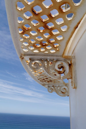 Beautiful filigre waits patiently to delight any viewer who cares to look up.の写真素材