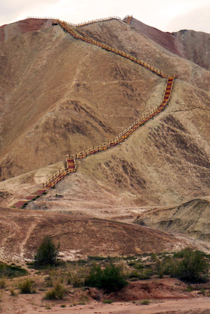 Bring some water and stretch first!の写真素材