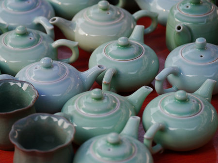 The Dunhuang Night Market offers many treasures.の写真素材