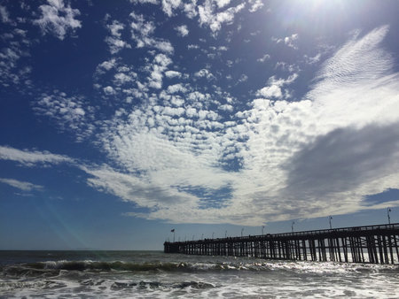 Playing hooky on a picture-perfect day in southern California.の写真素材