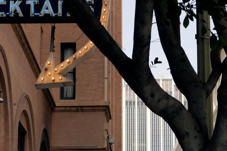 A fun juxtaposition of the natural with the (vintage) manmade.のeditorial素材