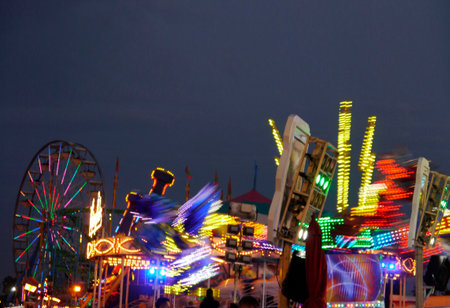 Motion Blur, color blur, sights and sounds colliding.のeditorial素材