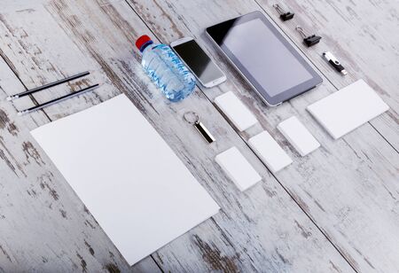 Mockup business template. High resolution. 3D reander