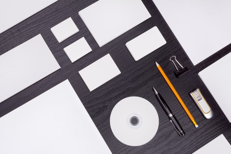 Mockup business template. High resolution. 3D renderの写真素材