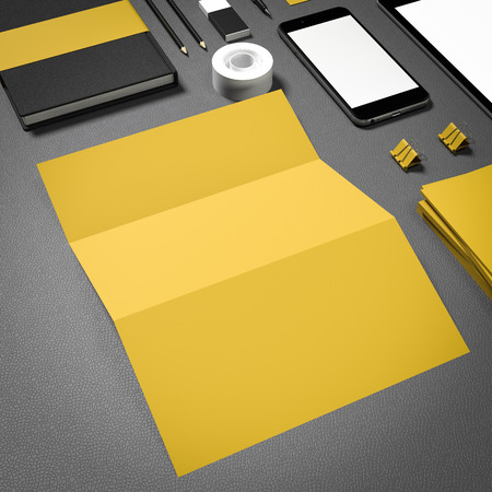 Template business for branding. High resolution. 3Dの写真素材