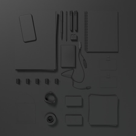 Template business for branding. High resolution. 3Dの写真素材