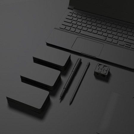 Template business for branding. High resolution. 3Dの写真素材