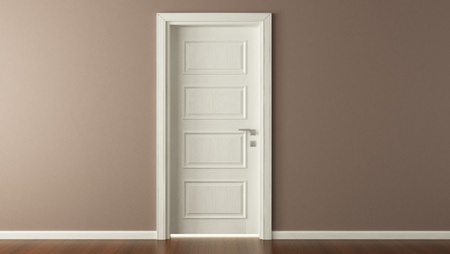 white door