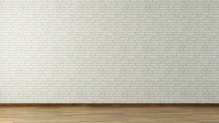 white brick wall