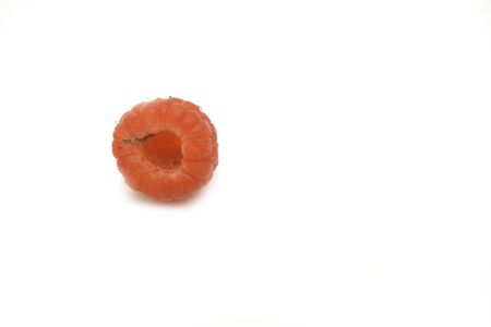 On this product photography is a raspberry.の写真素材