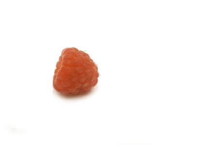 On this product photography is a raspberry.の写真素材